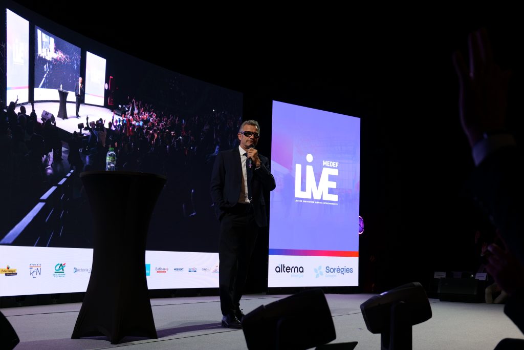 Conférence convention MEDEF Vienne - événement corporate Poitiers - Agence Maven