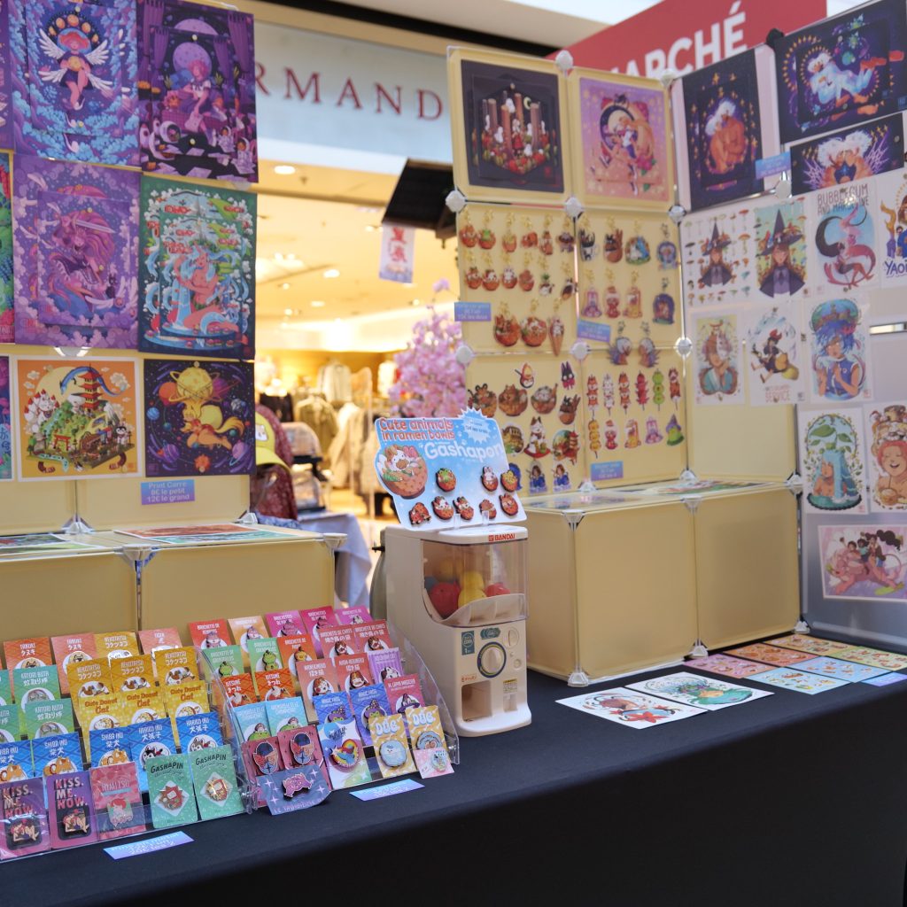 Festival manga Aushopping Promenades de Brétigny - stand - Agence Maven
