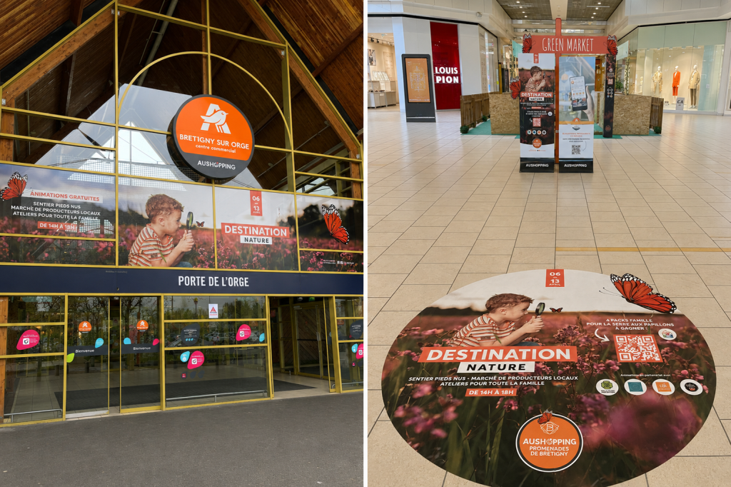 Charte graphique Aushopping Promenades de Brétigny - Identité visuelle - Agence Maven
