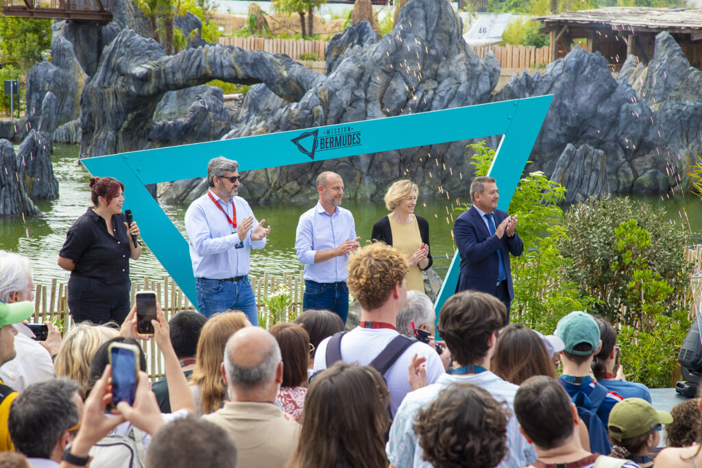 Inauguration Mission Bermudes Futuroscope discours – événement corporate – Agence Maven Poitiers