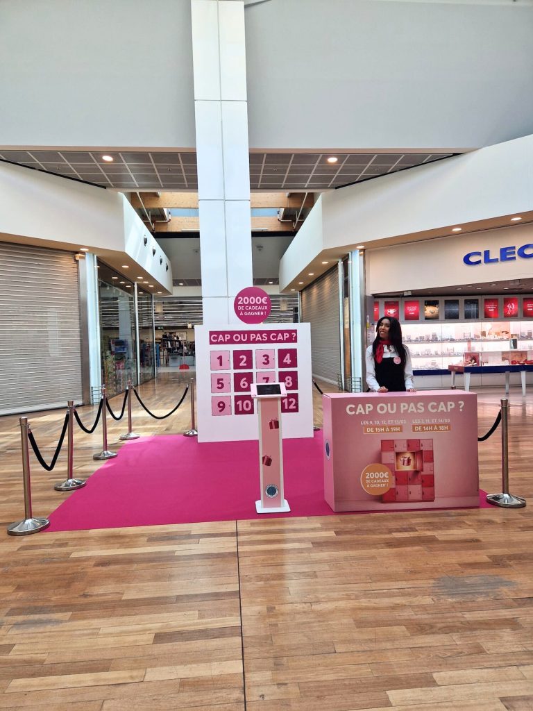 Animation soldes centre commercial – activation commerciale - cap ou pas cap – Agence Maven