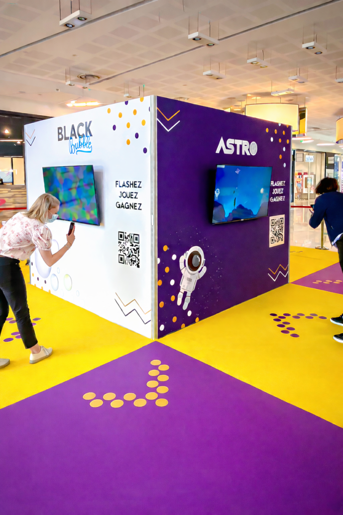 Activation Black Friday centre commercial - animation retail calendaire - Agence Maven