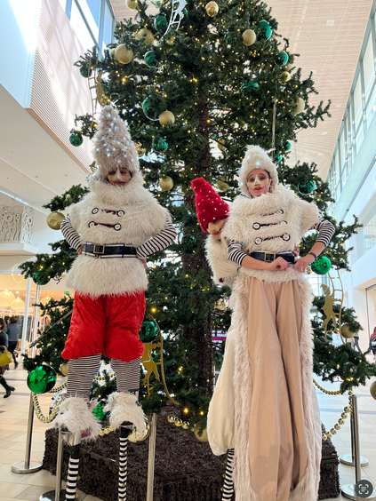 Animation Noël centre commercial – décor et spectacle – Noël féérique - Agence Maven