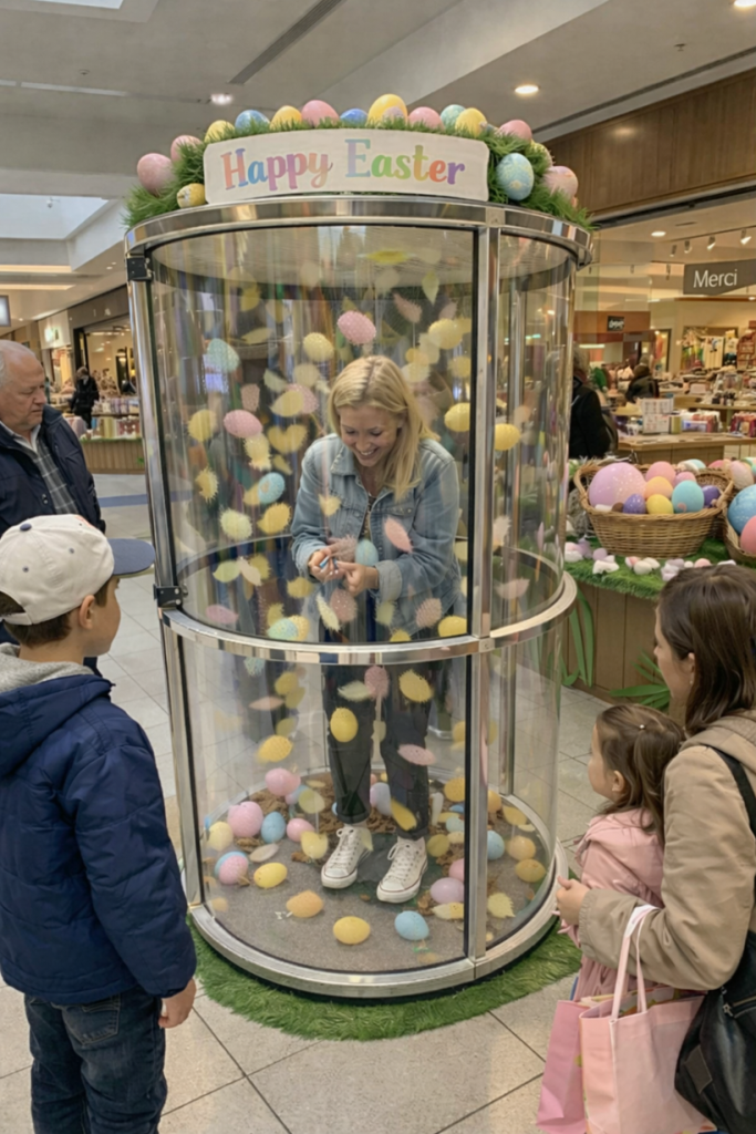 Animation Pâques centre commercial – catch and win retail – Agence Maven